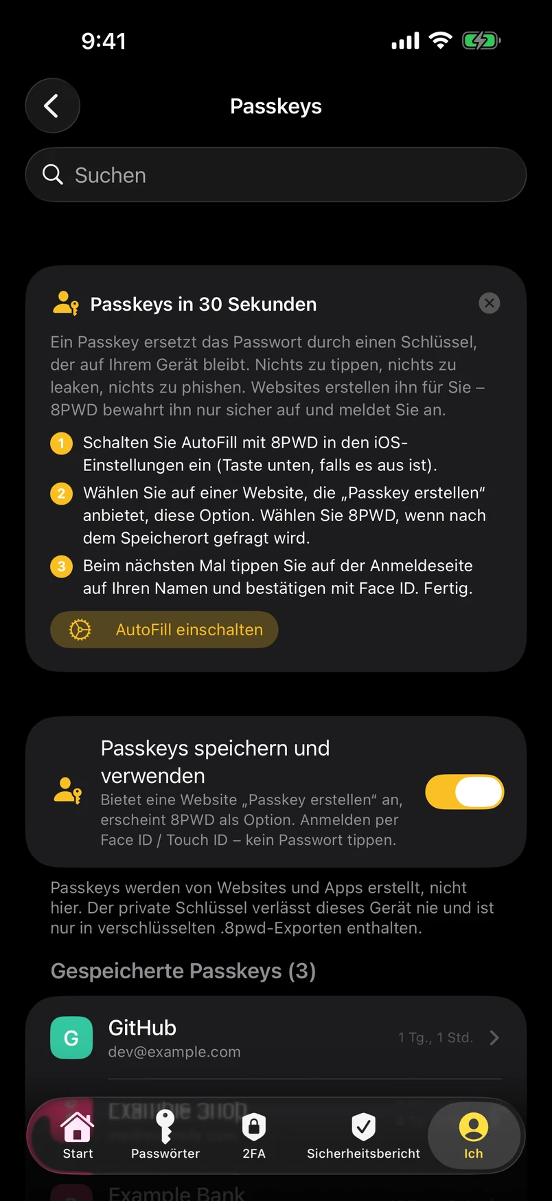 Passkeys