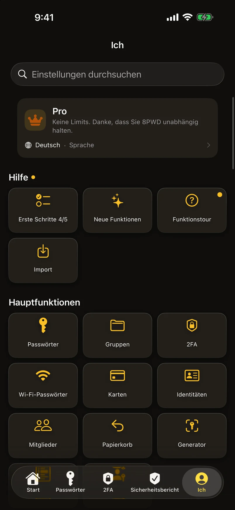 Einstellungen, die man kennen sollte