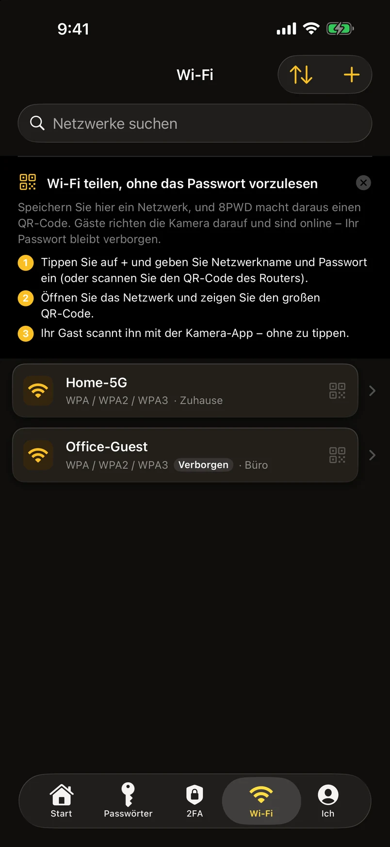 Wi-Fi-Passwörter