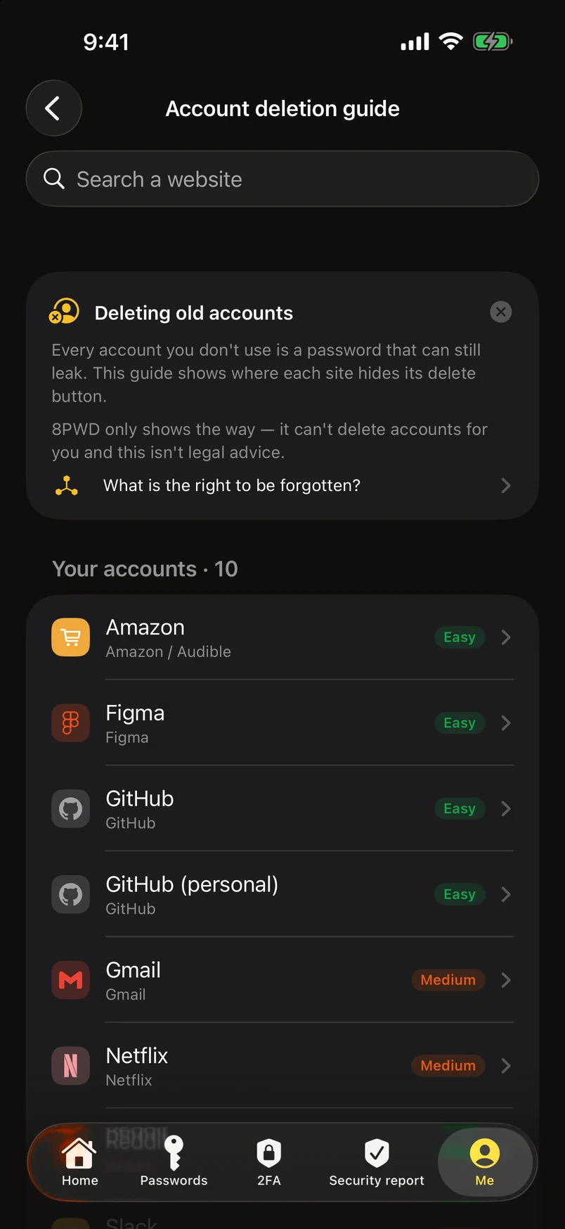 Account deletion guide: where 2,100+ sites hide the button