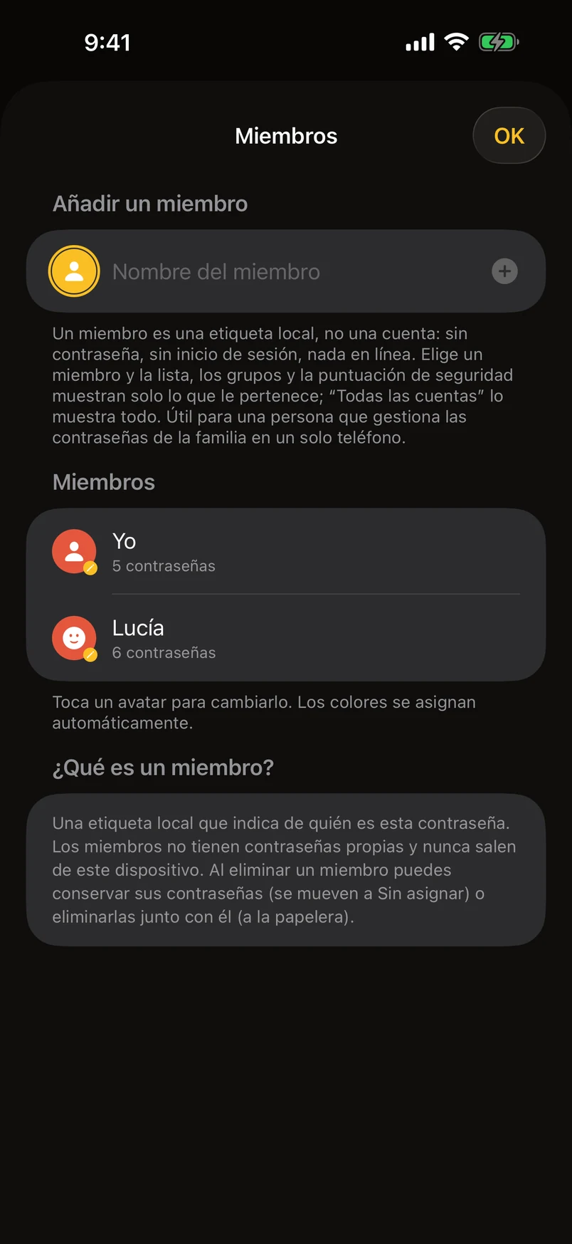 Miembros