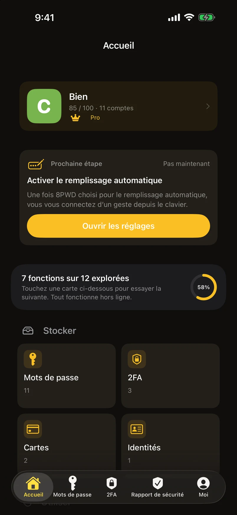 L’onglet Accueil