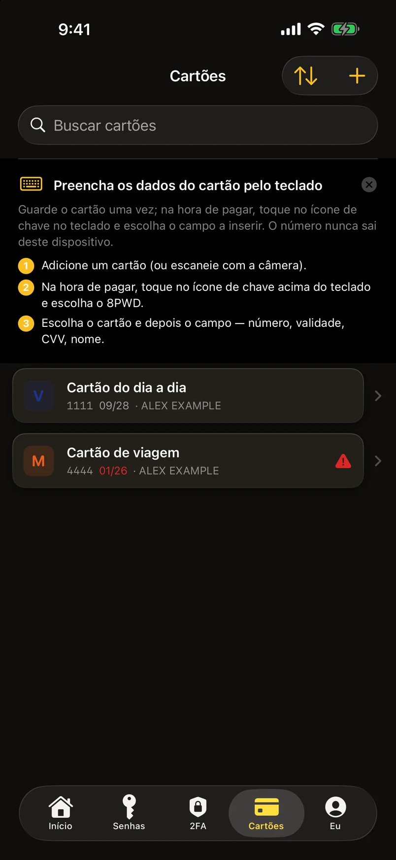 Cartões bancários