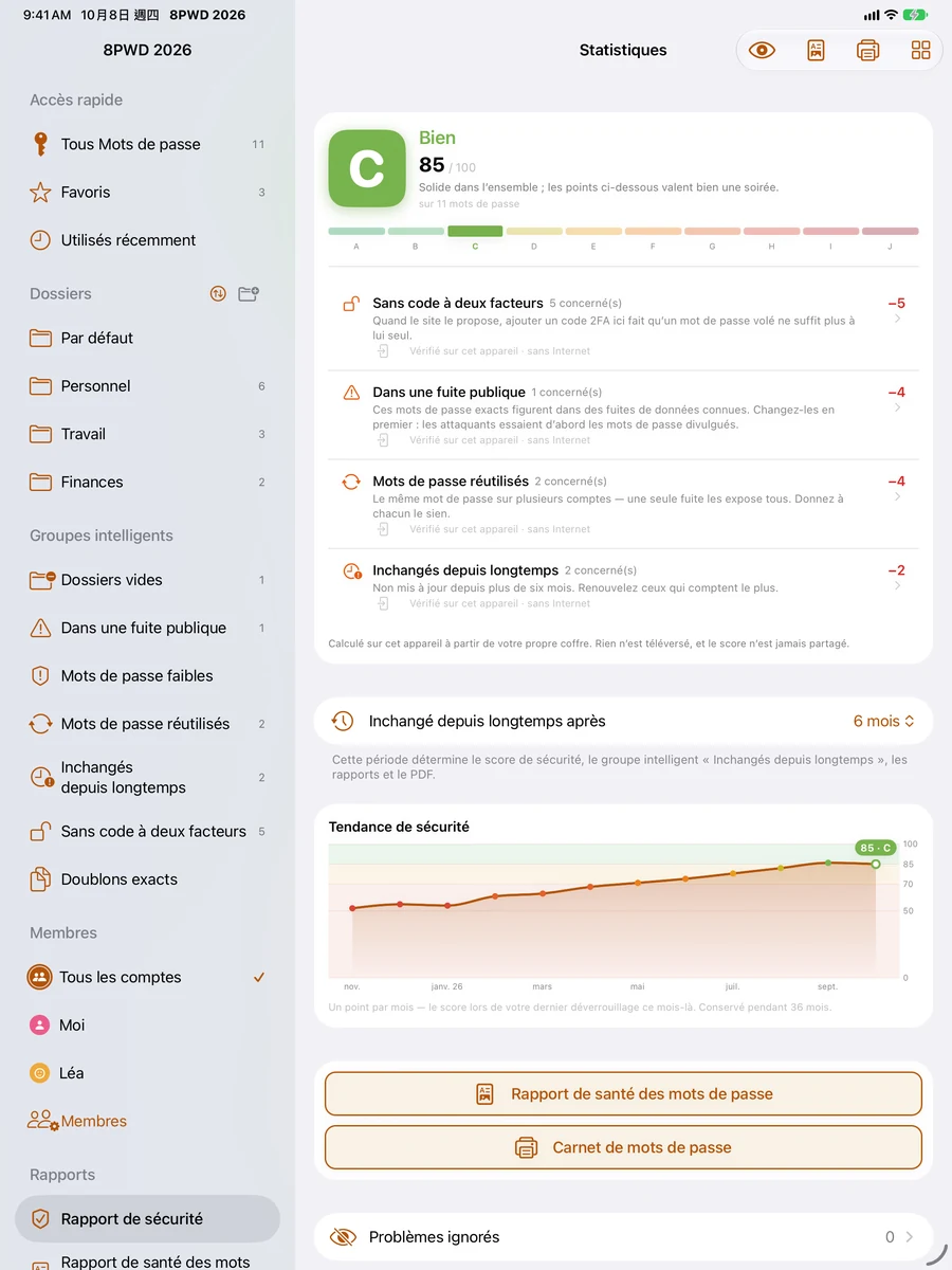 iPad : le rapport de sécurité