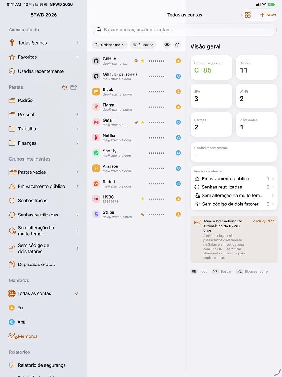 iPad: a aba Início