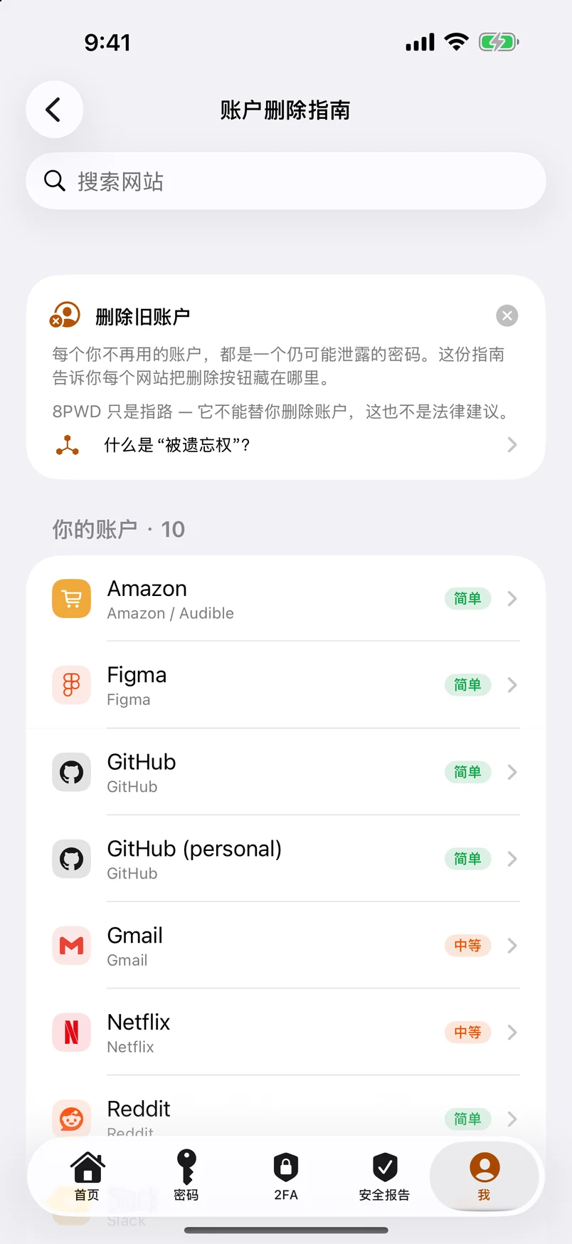 账户删除指南：2,100 多个网站把按钮藏在哪里